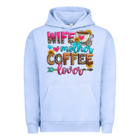 Pigment Grape Ice wife mother coffee lover Urban Hoodie - Zillion Design Studio