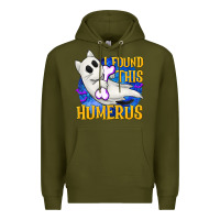 Army Green I Found This Humerus Premium Hoodie - texasbilliewilder