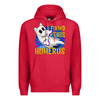 Cardinal I Found This Humerus Premium Hoodie - texasbilliewilder