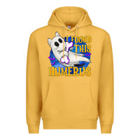 Mustard I Found This Humerus Premium Hoodie - texasbilliewilder