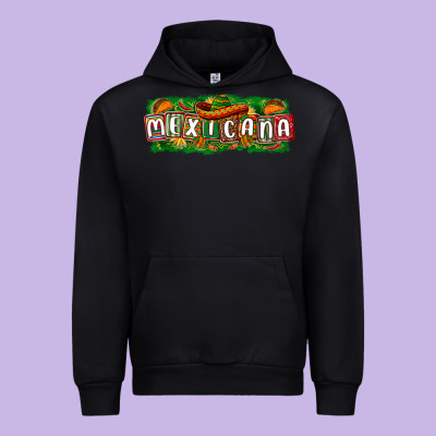Mexicana Urban Hoodie Designed By Texasbilliewilder
