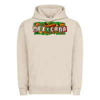 Pigment French Oak Mexicana Urban Hoodie - texasbilliewilder