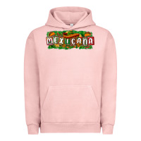 Pigment Salmon Mexicana Urban Hoodie - texasbilliewilder