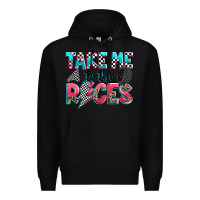 Black take me to the races Premium Hoodie - Zillion Design Studio