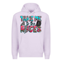 Lilac take me to the races Premium Hoodie - Zillion Design Studio