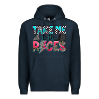 Navy take me to the races Premium Hoodie - Zillion Design Studio