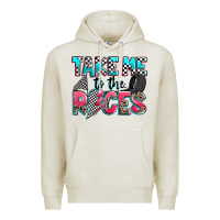 Oatmeal Heather take me to the races Premium Hoodie - Zillion Design Studio
