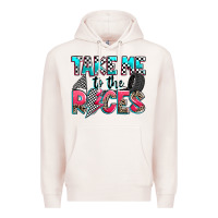 Pale Pink take me to the races Premium Hoodie - Zillion Design Studio