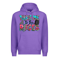 Purple take me to the races Premium Hoodie - Zillion Design Studio