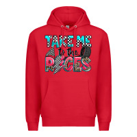 Red take me to the races Premium Hoodie - Zillion Design Studio