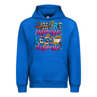 Cobalt more espresso less depresso Urban Hoodie - Zillion Design Studio
