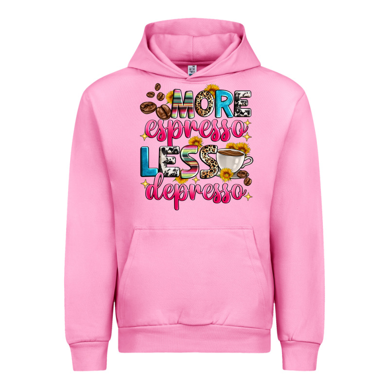 More Espresso Less Depresso Urban Hoodie by Zillion Design Studio | Teevron