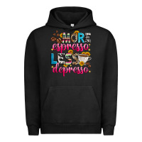 Pigment Black more espresso less depresso Urban Hoodie - Zillion Design Studio