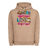 Pigment Burro more espresso less depresso Urban Hoodie - Zillion Design Studio