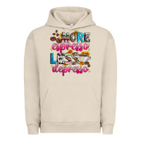 Pigment French Oak more espresso less depresso Urban Hoodie - Zillion Design Studio