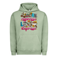 Pigment Oil Green more espresso less depresso Urban Hoodie - Zillion Design Studio