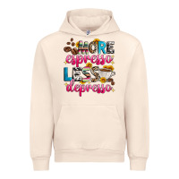 Sandshell more espresso less depresso Urban Hoodie - Zillion Design Studio