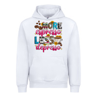 White more espresso less depresso Urban Hoodie - Zillion Design Studio