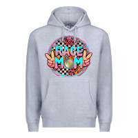 Heather Grey race mom Premium Hoodie - AdoDesignShop