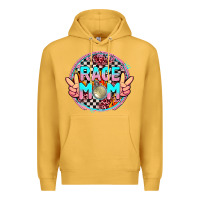 Mustard race mom Premium Hoodie - AdoDesignShop