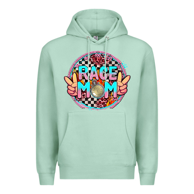 Race Mom Premium Hoodie by AdoDesignShop | Teevron