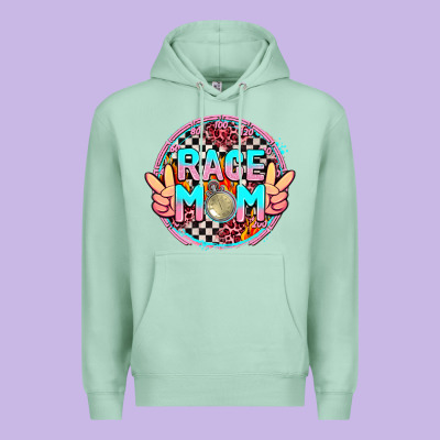 Race Mom Premium Hoodie Designed By Adodesignshop