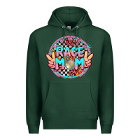 Sports Green race mom Premium Hoodie - AdoDesignShop