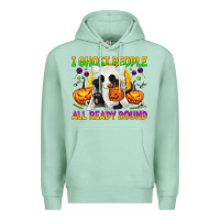 Seafoam I Ghost People All Ready Round Premium Hoodie - texasbilliewilder
