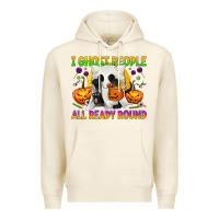 Tofu I Ghost People All Ready Round Premium Hoodie - texasbilliewilder