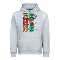 Heather Grey christmas ho ho ho Urban Hoodie - RanaPortraitStore