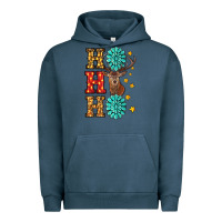 Pigment Midnight Navy christmas ho ho ho Urban Hoodie - RanaPortraitStore