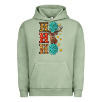 Pigment Oil Green christmas ho ho ho Urban Hoodie - RanaPortraitStore