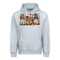 Heather Grey Mexican Mom Gnome Urban Hoodie - texasbilliewilder