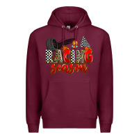 Burgundy racing season Premium Hoodie - Zillion Design Studio
