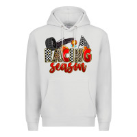 Dove Grey racing season Premium Hoodie - Zillion Design Studio