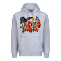 Heather Grey racing season Premium Hoodie - Zillion Design Studio