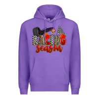Purple racing season Premium Hoodie - Zillion Design Studio