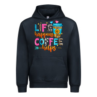 Navy life happens coffee helps Urban Hoodie - Zillion Design Studio