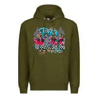 Army Green race wife Premium Hoodie - Zillion Design Studio