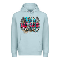 Blue Mist race wife Premium Hoodie - Zillion Design Studio