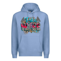 Colony Blue race wife Premium Hoodie - Zillion Design Studio