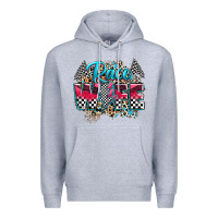 Heather Grey race wife Premium Hoodie - Zillion Design Studio