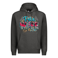 Charcoal Heather race wife Premium Hoodie - Zillion Design Studio