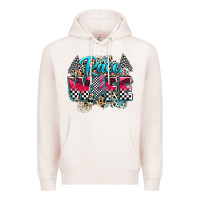 Pale Pink race wife Premium Hoodie - Zillion Design Studio