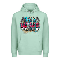 Seafoam race wife Premium Hoodie - Zillion Design Studio