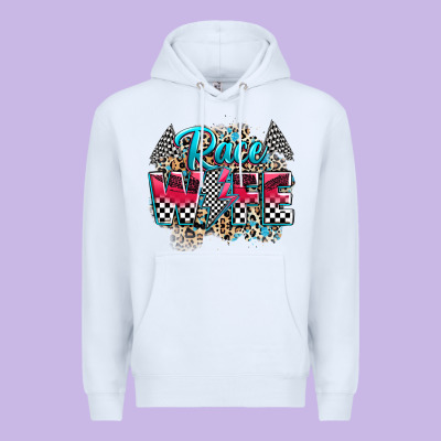 Race Wife Premium Hoodie Designed By Zillion Design Studio
