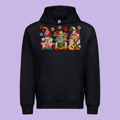 Mexican Gnomes Urban Hoodie Designed By Texasbilliewilder