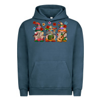 Pigment Midnight Navy Mexican Gnomes Urban Hoodie - texasbilliewilder