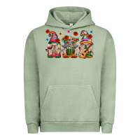 Pigment Oil Green Mexican Gnomes Urban Hoodie - texasbilliewilder