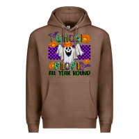Chestnut I Ghost People All Year Round Premium Hoodie - texasbilliewilder